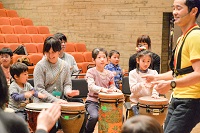 ぽこフェス2017 ドラムサークル