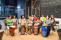 ぽこフェス2017 ドラムサークル